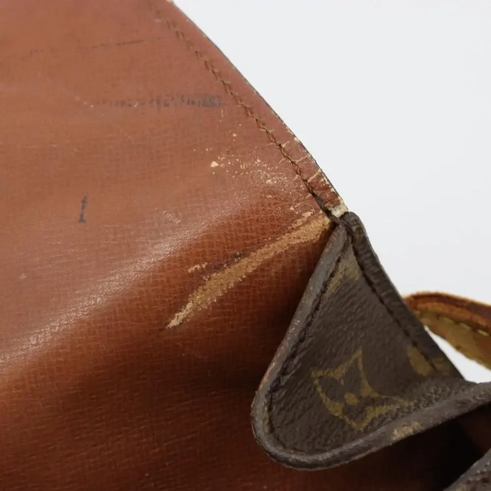 Louis Vuitton Monogram Saint Cloud PM Shoulder Bag Brown